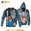 Yu Yu Hakusho Kazuma Kuwabara Anime Manga 3D Hoodie