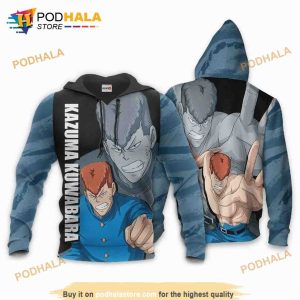 Yu Yu Hakusho Kazuma Kuwabara Anime Manga 3D Hoodie
