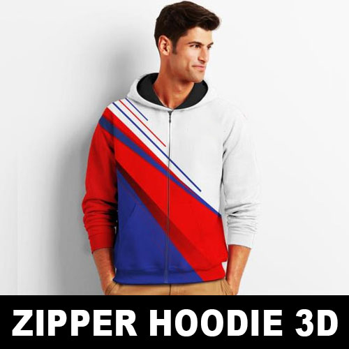 Zipper Hoodie 3D