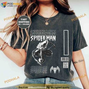 90s Vintage Black Suit Spidey Comfort Colors Shirt - Spider-Man 2099 Marvel