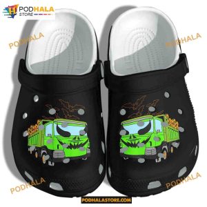 A Truck Of Pumpkins Halloween Crocs Shoes Crocband Clog Gift, Adults Kids Halloween Crocs