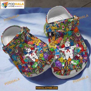 Amazing Ghostbusters Crocs Classic Clogs Shoes, Adults Kids Halloween Crocs