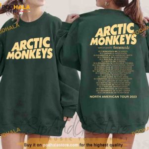 Arctic Monkey 2023 North America Tour Dates Sweatshirt, Arctic Music Lyrics Shirt
