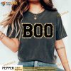 BOO Women's Halloween Comfort Colors Shirt, Spooky Season Pumpkin Fall Tee