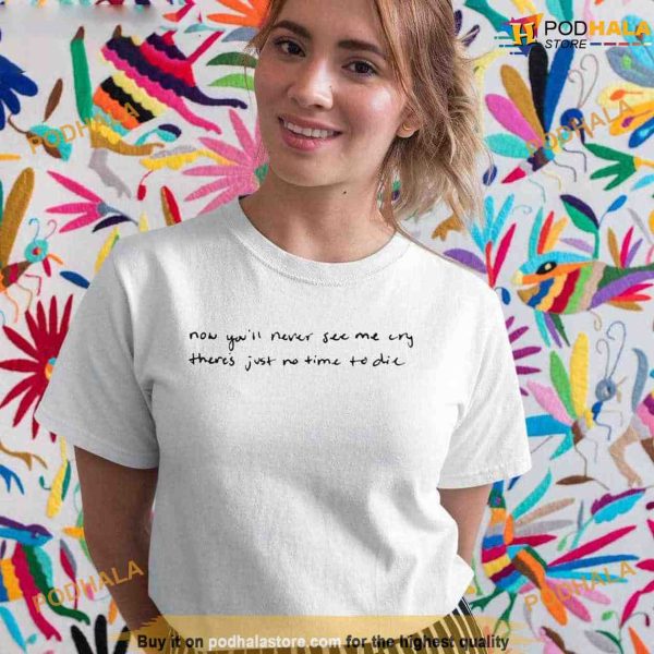 Black Top Big Shirt Billie Eilish No Time To Die Lyrics