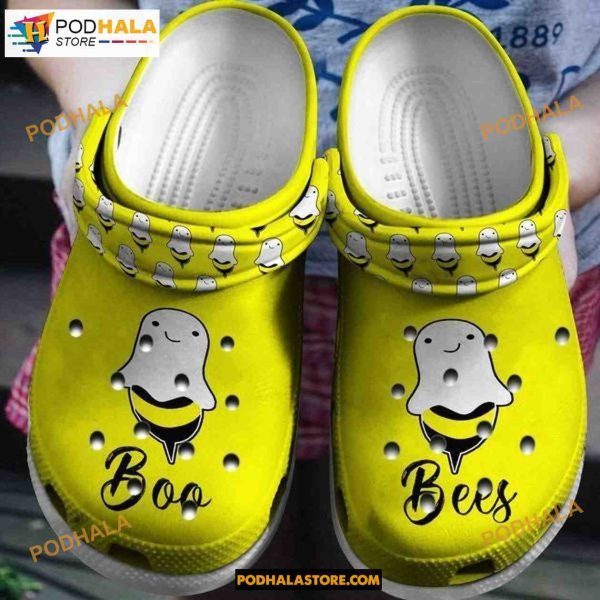 Boo Bees Crocbland Clog Halloween Costume, Adults Kids Halloween Crocs