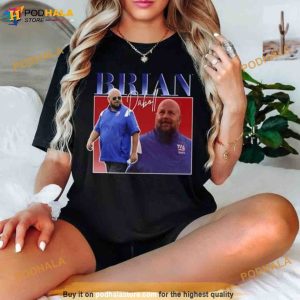 Brian Daboll NY Giants Coach 2023 Signature Shirt, New York Giants Football Apparel