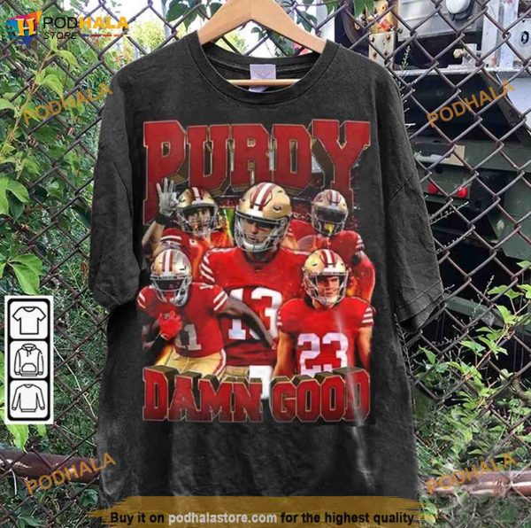 Brock Purdy 90s Vintage Tee, Brock Purdy Shirt, San Francisco 49Ers Shirt