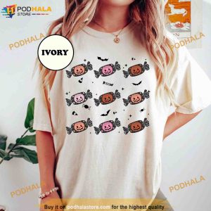 Candy Halloween Comfort Colors Shirt, Vintage Pumpkin Halloween Shirt