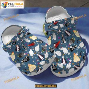 Chicken Halloween Collection Clogs Shoes, Adults Kids Halloween Crocs