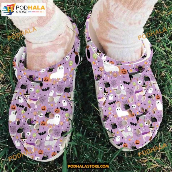 Chihuahua Halloween Crocs Classic Clogs Shoes, Adults Kids Halloween Crocs