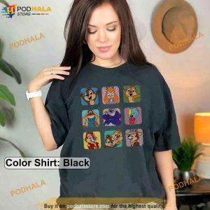 Chip n Dale Comfort Colors Shirt, Disney Chip and Dale Character Shirt