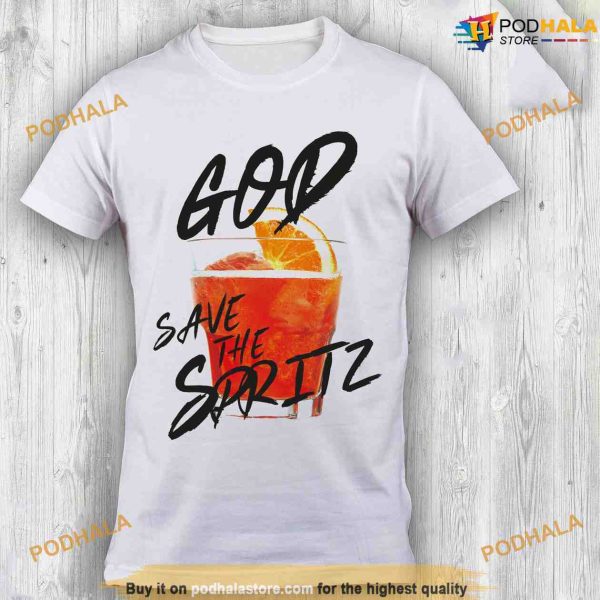 Cocktailgod Save The Spritz T-Shirt, CocktailGod Shirt For Women Men