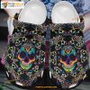 Colorfull Skull Manadala Pattern Halloween Style Adults Kids Halloween Crocs