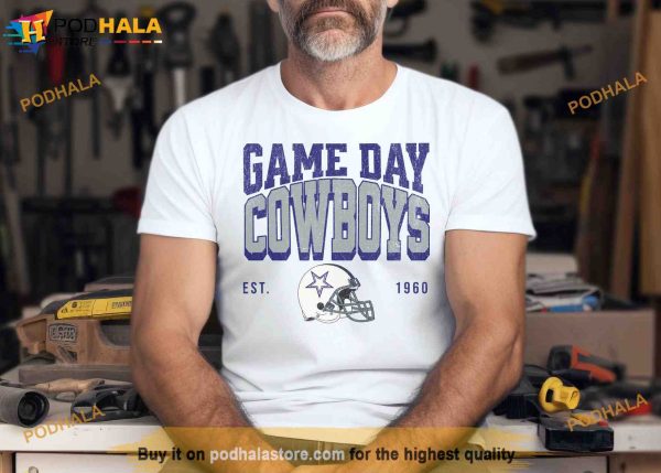 Cowboys Football Shirt, Game Day Cowboys 1960 Shirt, Retro Cowboys Shirt