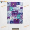 Custom Frozen Queen Elsa Blanket, Princess Anna and Olaf Baby Name Blanket
