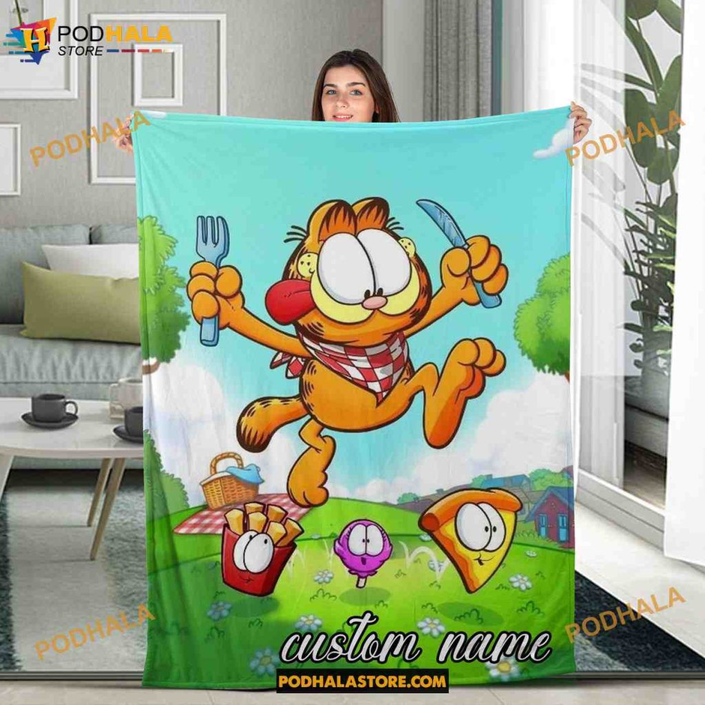 Personalized good Garfield Blanket