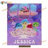 Custom Inside Out Blanket, Disney Inside Out Blanket, Magic Kingdom Blanket