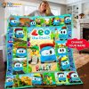 Custom Leo The Truck Fleece Blanket, Leo The Truck Fleece Blanket