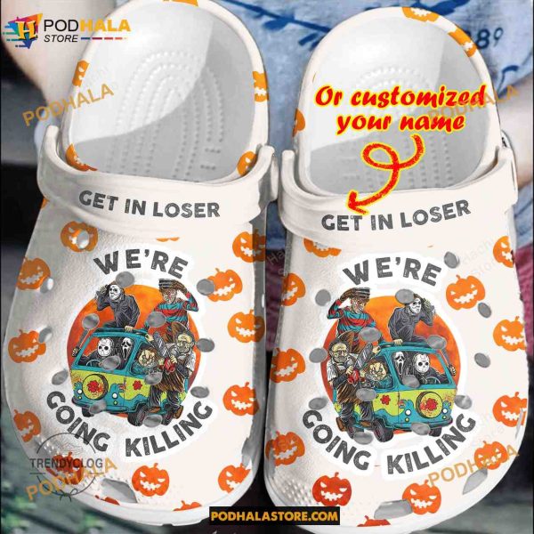Custom Name Cosplay Costume Funny Clog Shoes, Halloween Crocs