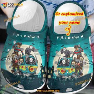 Custom Name Cosplay Costume Halloween Funny Clog Shoes, Halloween Crocs