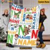 Custom Name Disney Character Toy Story Fleece Blanket, Gifts For Disney Lovers