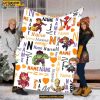 Custom Name Halloween Blanket, Marvel Captain Blanket, Marvel Halloween Blanket