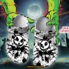 Custom Name Halloween Jack Color Splash Funny Clog Shoes, Halloween Crocs