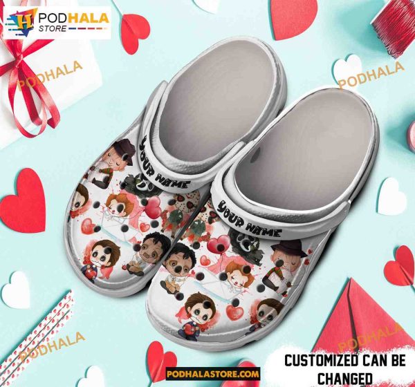 Custom Name Horror Clog Shoes Halloween Crocs