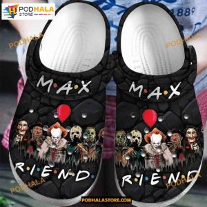 Custom Name Horror Friends Scary Faces Clog Shoes Halloween Crocs