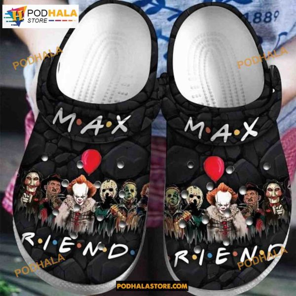Custom Name Horror Friends Scary Faces Clog Shoes Halloween Crocs
