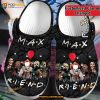 Custom Name Horror Friends Scary Faces Funny Clog Shoes, Halloween Crocs