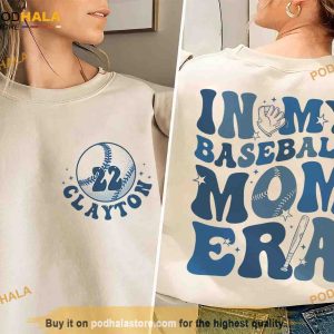 Custom Name In My Baseball Mama Era Shirt, Baseball Mama Shirt, Baseball Lover Tee