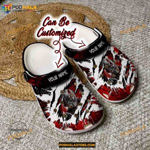Custom Name Jason Voorhees Halloween Characters Funny Clog Shoes, Halloween Crocs