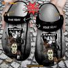 Custom Name LV Raiders Horror Movie Funny Clog Shoes, Halloween Crocs