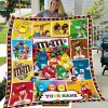 Custom Name M And Ms World Fleece Blanket