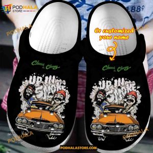 Custom Name Movies Comedy Duo Funny Clog Shoes, Halloween Crocs