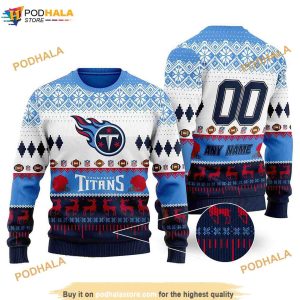 Custom Name Number NFL Washington Football Team Funny Ugly Sweater - Bring  Your Ideas, Thoughts And Imaginations Into Reality Today