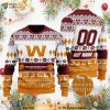 Custom Name Number NFL Washington Football Team Shirt Funny Ugly Sweater