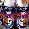 Custom Name Pumpkin Jack Halloween Funny Clog Shoes, Halloween Crocs
