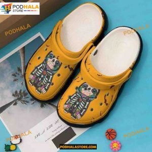 Custom Name Sloth Gift For Lover Rubber Clog Shoes Halloween Crocs