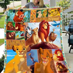 Custom Name The Lion King Quilt Blanket, Gifts For Disney Lovers