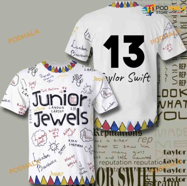 Custom Name and Number Junior Jewels 3D Shirt, You Belong With Me Outfit
