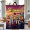 Custom Toy Story Blanket, Toy Story Characters Blanket, Baby Blanket Birthday Party