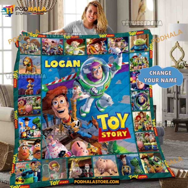 Custom Toy Story Blanket, Toy Story Fleece Blanket