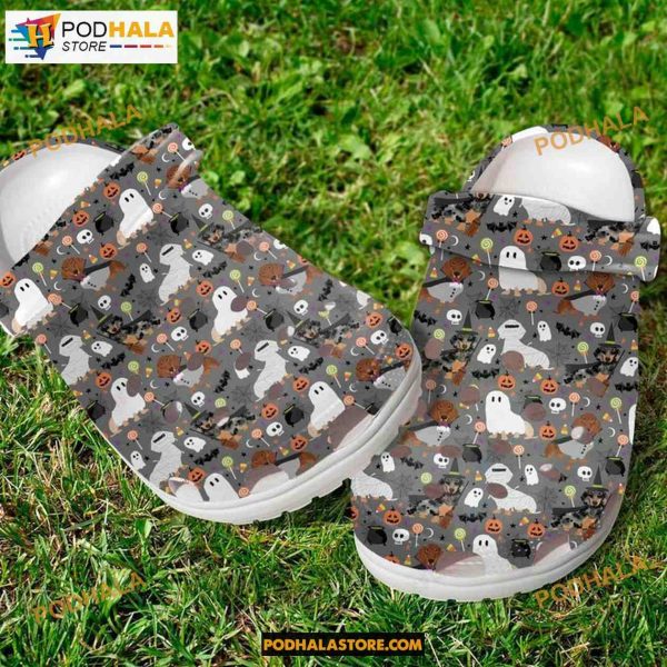 Dachshund Halloween Crocs Classic Clogs Shoes, Adults Kids Halloween Crocs