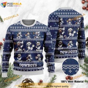 NFL Denver Broncos Christmas Gift 3D Ugly Christmas Sweater For