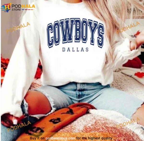 Dallas Cowboys Sweatshirt, NFL Cowboys Shirt, Gifts For Cowboys Fans