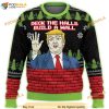 Deck The Halls Build A Wall Donald Trump Ugly Christmas Sweater