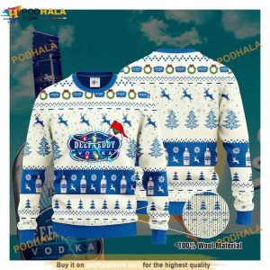 Deep Eddy Vodka Santa Hat Christmas Ugly Sweater